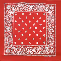 باندانا بته جقه قرمز نخی/ مردانه و زنانه