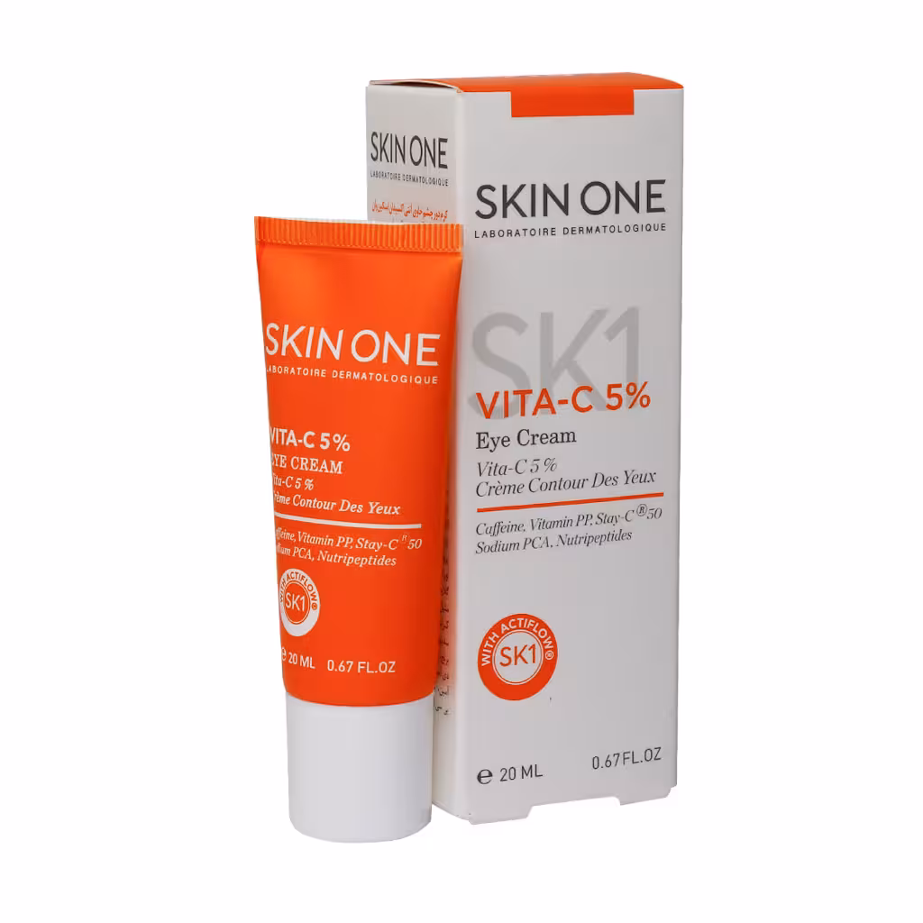 کرم دور چشم ویتامین سی5 درصد اسکین وان VITA-C 5 EYE CREAM SKIN ONE
