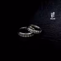 حلقه ست نقره زنانه ومردانه کدhs1020