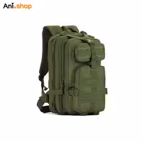 کوله پشتی تاکتیکال برزنتی 20 لیتری رنگ سبز