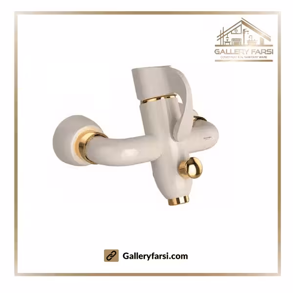 شیر حمام شودر مدل دانته شیری طلا