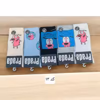 جوراب ساقدار کش انگلیسی فانتزی پنبه ترک کد 13