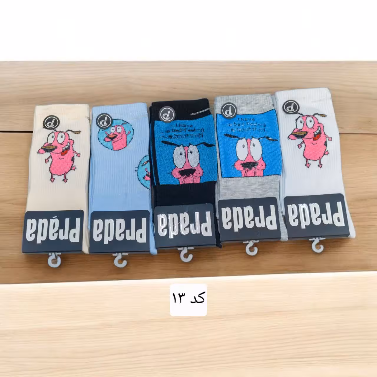 جوراب ساقدار کش انگلیسی فانتزی پنبه ترک کد 13