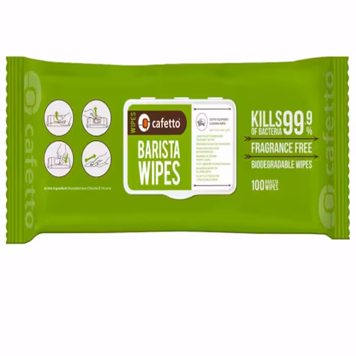 دستمال مرطوب باریستا 100 عددی کفتو تنظیف دستگاه و آسیاب