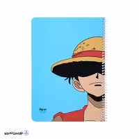 دفتر 60 برگ تک خط وزیری سیمی جلد نرم فانتزی الیپون کد 01
