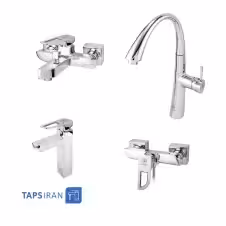 ست شیرآلات قهرمان مدل موج (جدید) | تپس ایران فروشگاه آنلاین شیرآلات بهداشتی ساختمان ایران