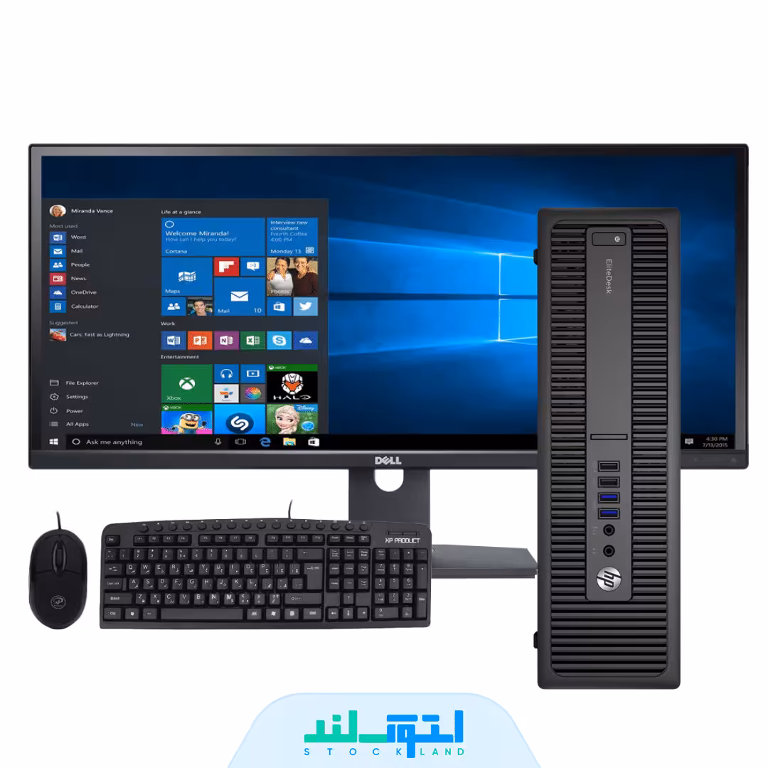 باندل کیس و مانیتور کامل HP کانفیگ 8