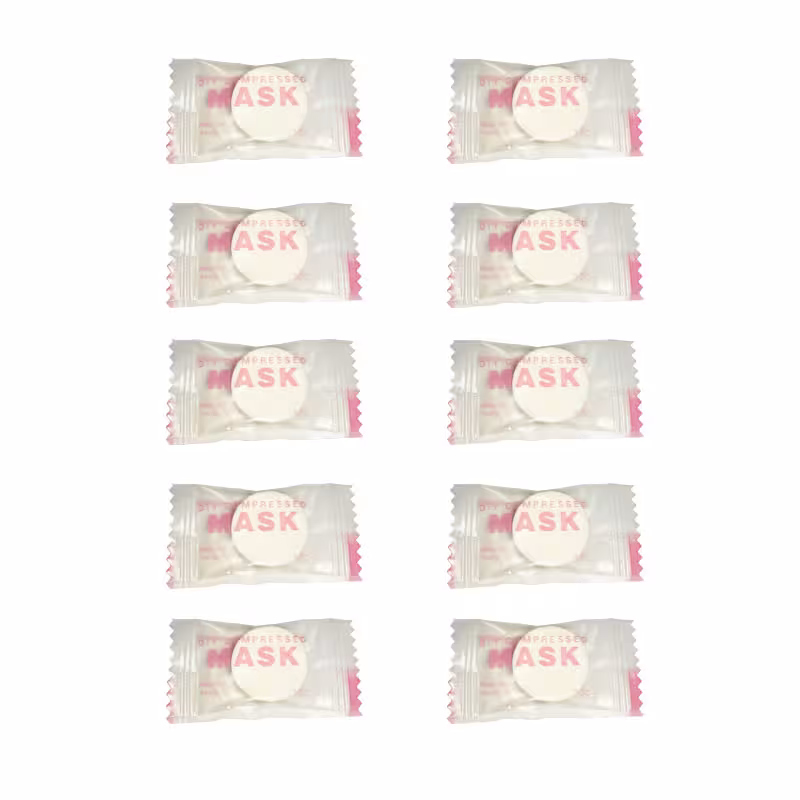 قرص ماسک صورت مدل DIY20 مجموعه 10 عددی