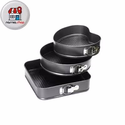 قالب کیک 3 عددی کمربندی طرح دار