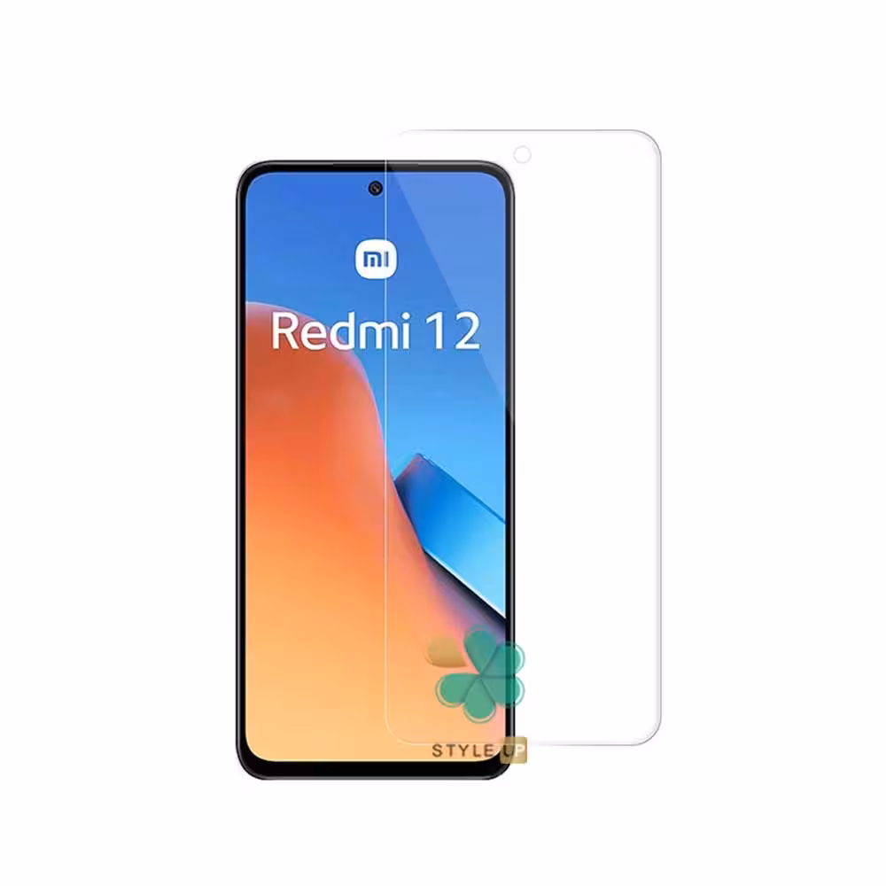 محافظ صفحه گلس گوشی مدل 2.5D مناسب Xiaomi Redmi 12