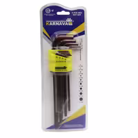 آچار آلن شش گوش بلند کارناوال سری 9 عددی مدل YP-1.5/10MM