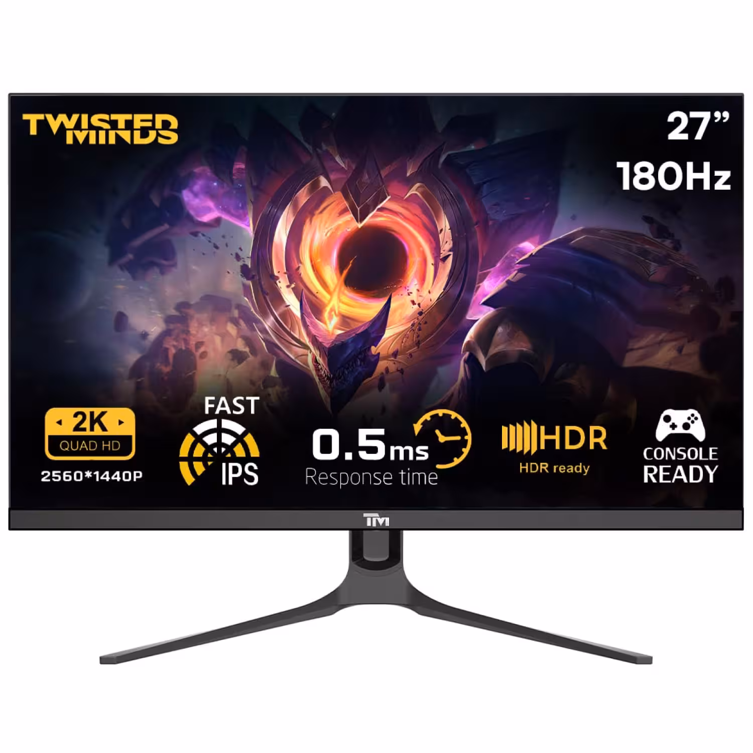 مانیتور گیمینگ تویستد مایندز مدل Twisted Minds TM27QHD180IPS سایز 27اینچ