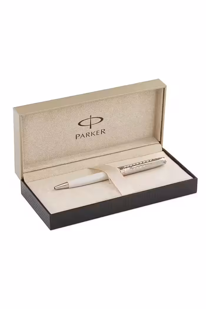 خودکار پارکر مدل سونت چیزل فمینین لاک صدفی - PARKER SONET FEMININE