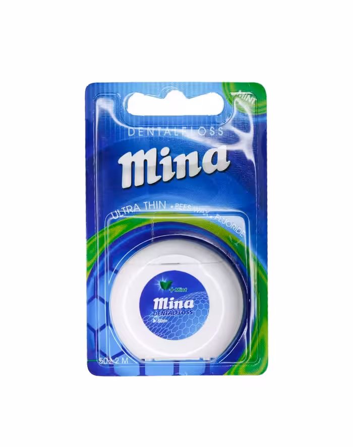 نخ دندان فوق نازک نعنایی مینا