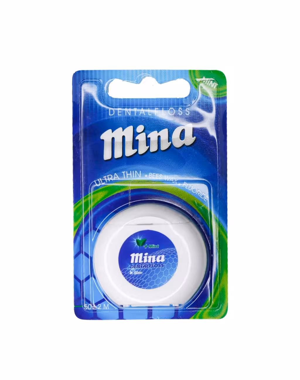 نخ دندان فوق نازک نعنایی مینا