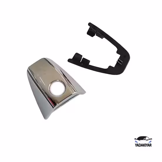 کلاهک دستگیره درب جلو چپ دنا پلاس کروم – شرکتی