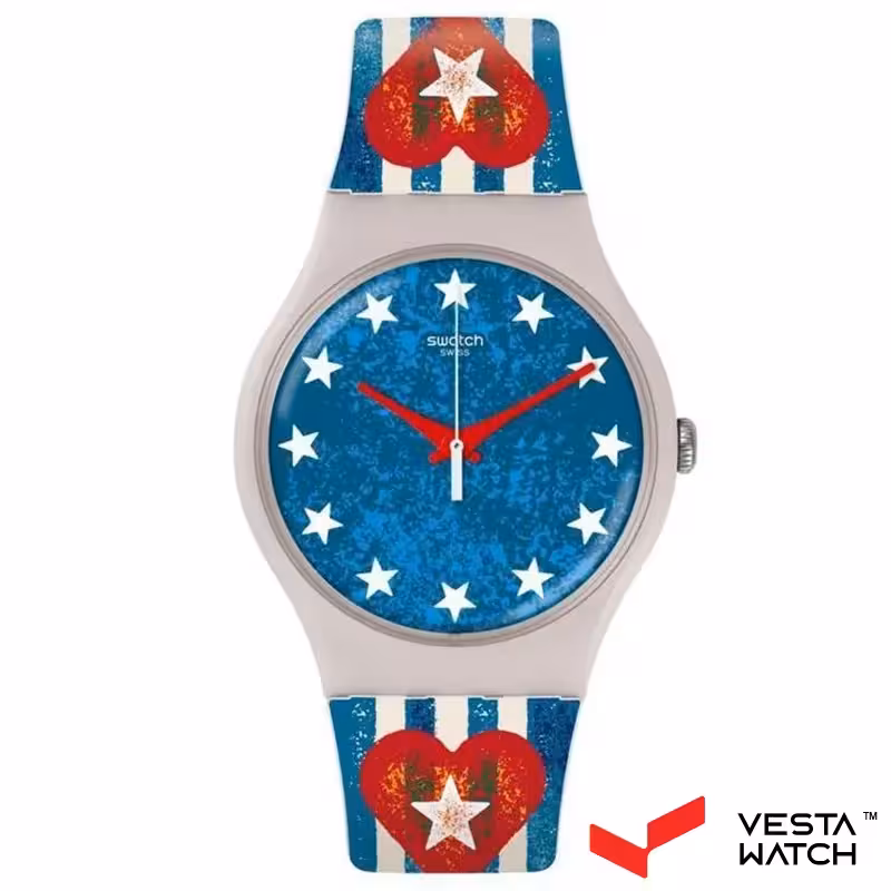 ساعت مچی مردانه و زنانه سواچ SWATCH مدل SUOT101