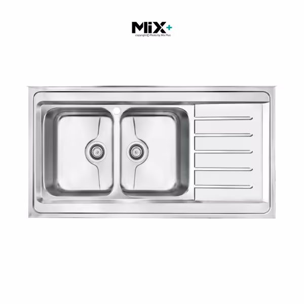 سینک ظرفشویی میکس پلاس مدل 9072P