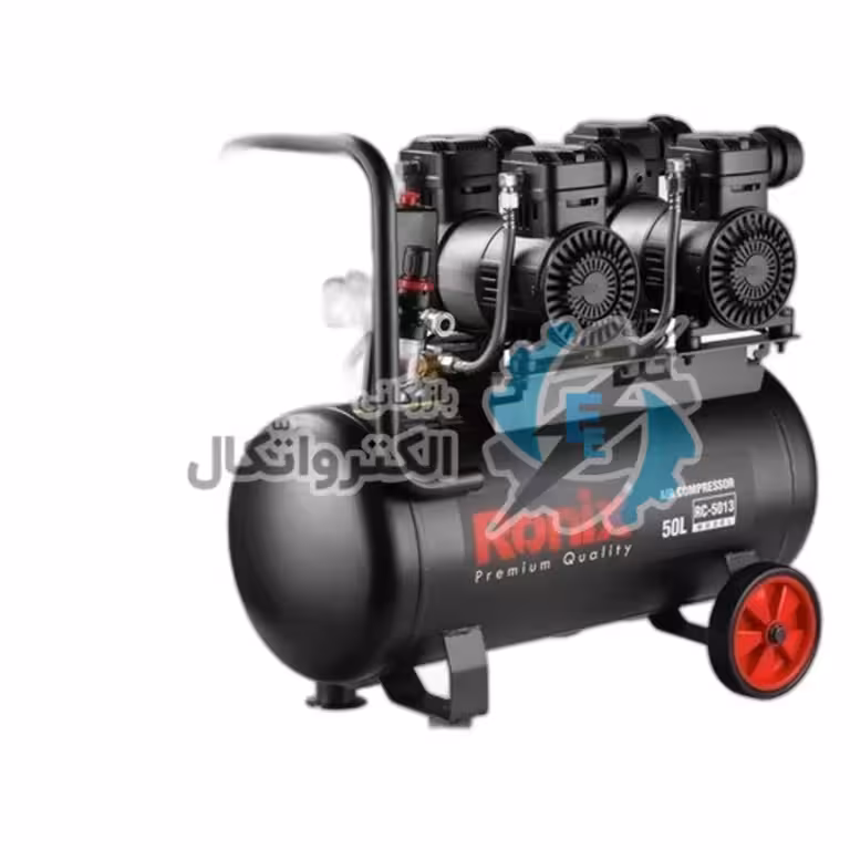 کمپرسور 50 لیتر رونیکس سایلنت 4سیلندر مدل RC-5013 کارت گارانتی ارسال رایگان