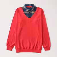 پلیور سلانیک یقه پیراهنی EXIT مدل 7932523