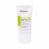 فلوئید ضد آفتاب پوست چرب  SPF50 بژ طبیعی اکتی ویت ویتالیر