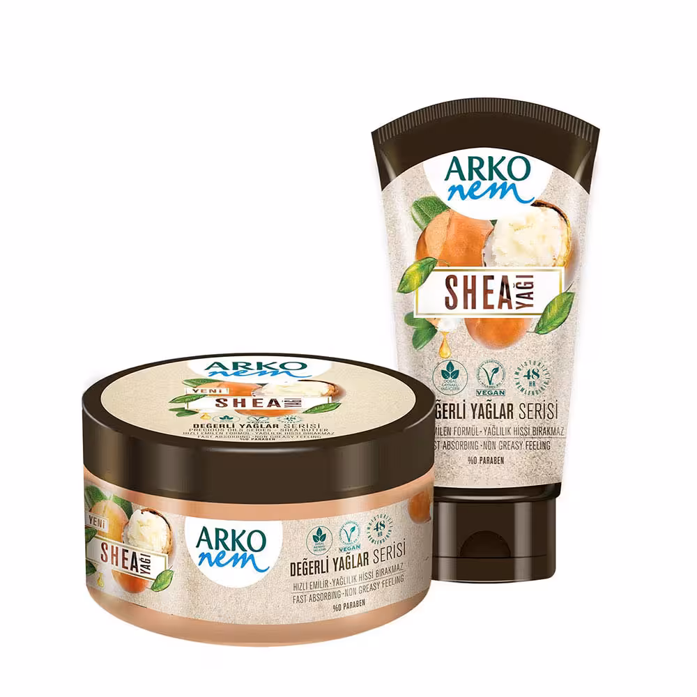 کرم مرطوب کننده آرکو نم حاوی روغن شی Arko nem yeni Shea Yagi