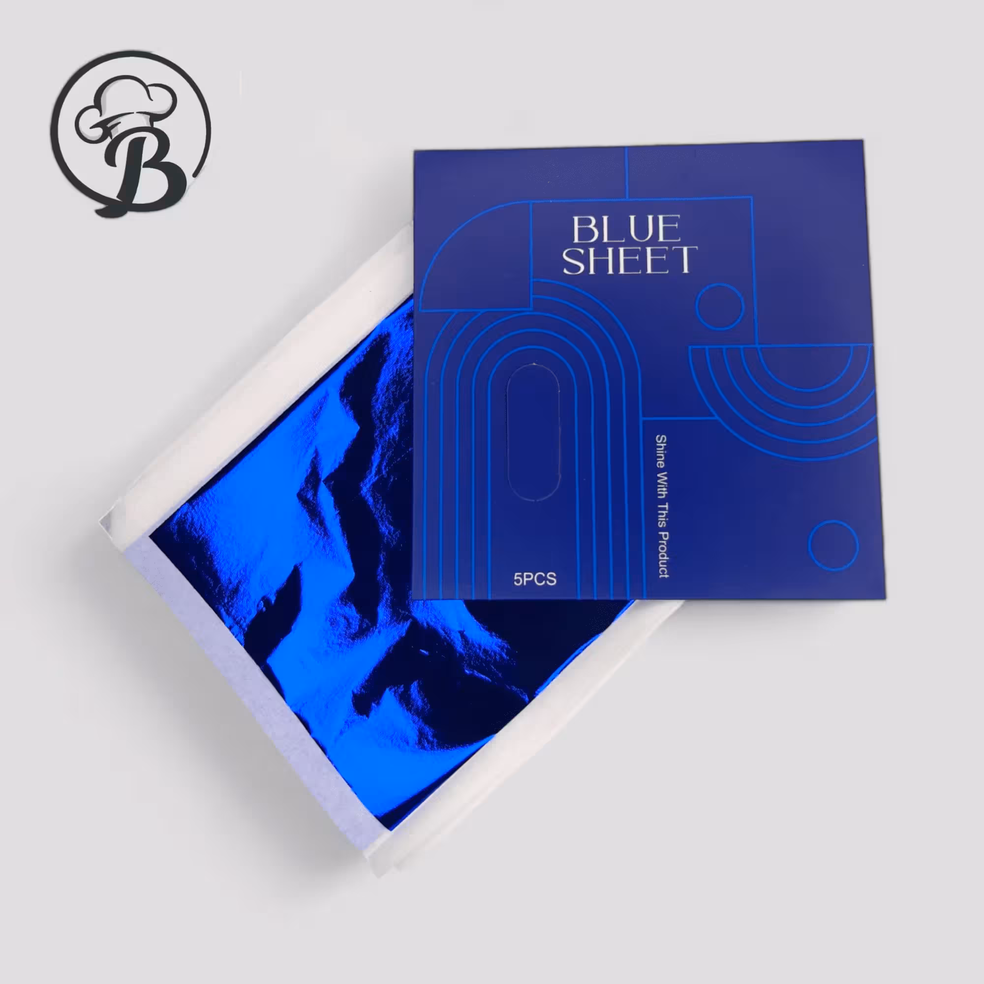 ورق طلا آبی