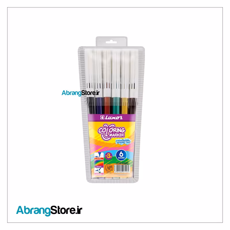 ماژیک 6 رنگ لاکسر | Luxor Coloring Marker
