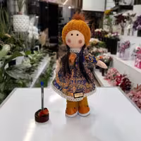 عروسک روسی دختر مسی