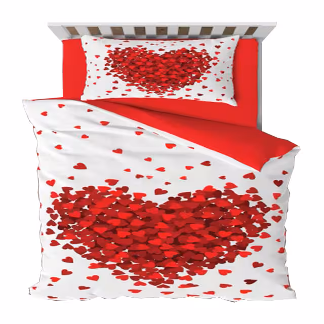 سرویس روتختی یک نفره کارینا مدل سه بعدی 6 تکه کد 1015