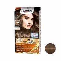 کیت رنگ مو پلت سری DELUXE شماره 1-7 حجم 50 میلی لیتر رنگ بلوند دودی