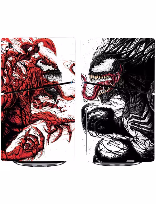 اسکین پی اس 5 اسلیم دیجیتال برند گیم‌آور طرح اسپایدرمن و ونوم کد D