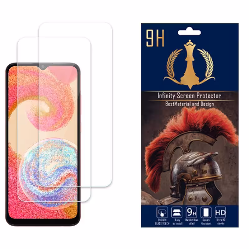 محافظ صفحه نمایش اینفینیتی مناسب برای سامسونگ Galaxy A04 بسته دو عددی