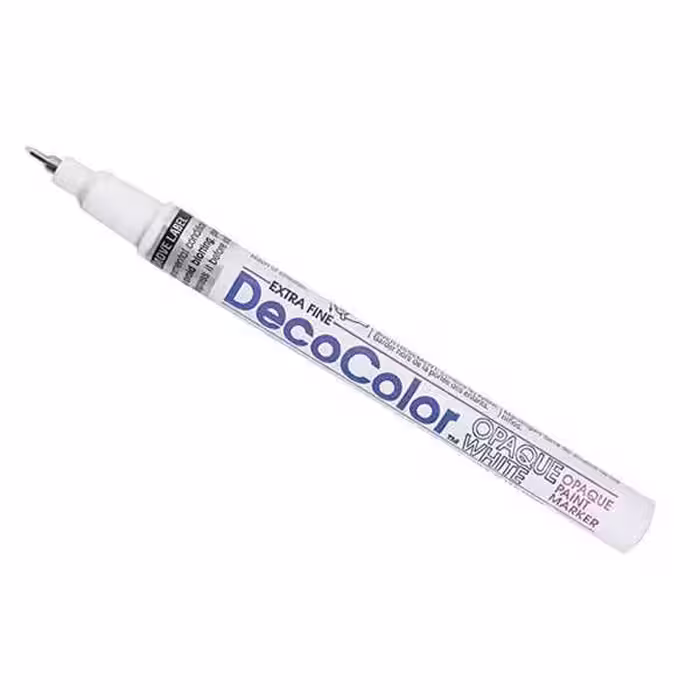 ماژیک متال نوک نمدی یوشیدا مدل Extra Fine رنگ سفید