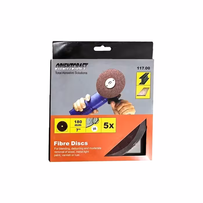 ورق سنباده دیسکی اورینت کرافت مدل P36 قطر 180 میلی متر orientcraft