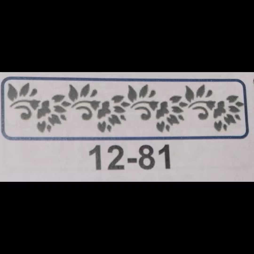 شابلون طرح حاشیه کد 81 سایز 40 در 12 