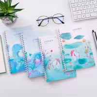 دفتر سیمی 60 برگ طرح یونیکورن