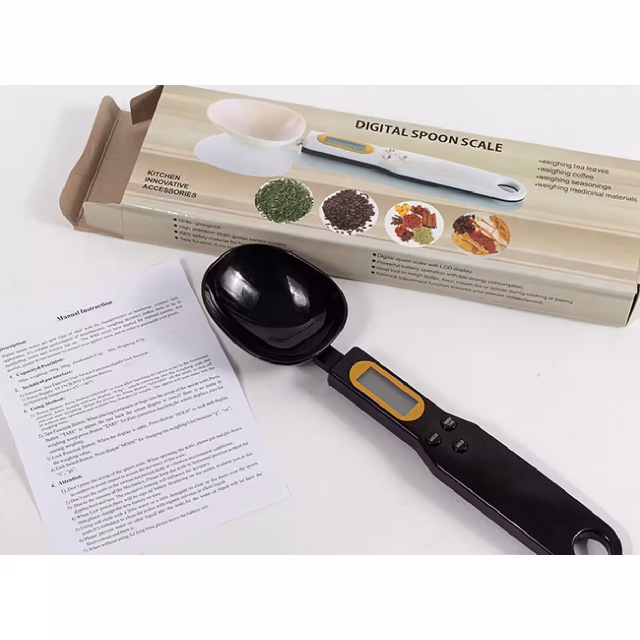 ترازوی آشپزخانه مدل قاشقی digital scale