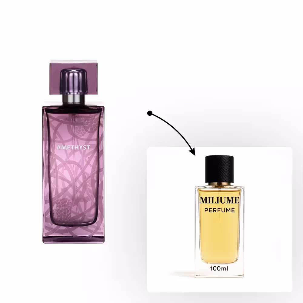 اسانس عطر Lalique Amethyst برند gemini - کد 2159 - لالیک آمیتیس بنفش زنانه 100ML - میلیوم پرفیوم