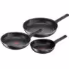 سرویس 3 تایی تابه 20/24/28 سانتی تفال مدل Tefal Day by Day ساخت فرانسه