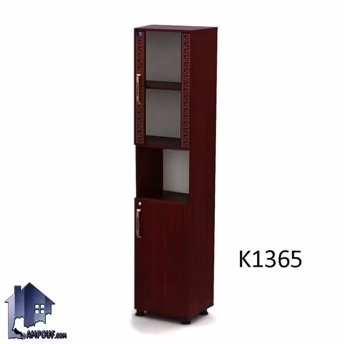 کتابخانه کناره نیم شیشه پردیس BCSN1365