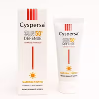کرم ضد آفتاب رنگی طبیعی روشن کننده spf50 سیسپرسا
