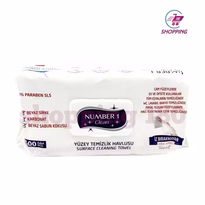 دستمال سطوح نامبروان 100 عددی