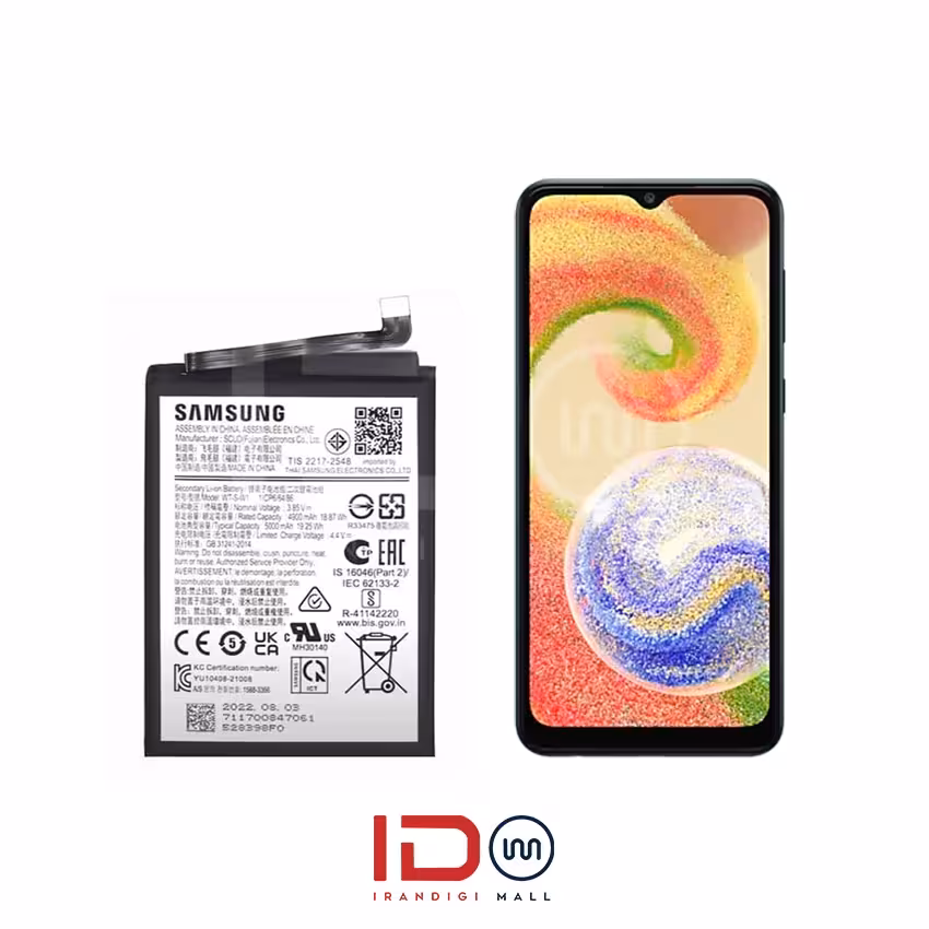 باتری اورجینال گوشی سامسونگ مدل Samsung A04 با یک سال گارانتی بی قید و شرط