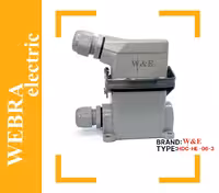 سوکت فرمان 6 پین کف بسته مدل HDC-HE-06-3