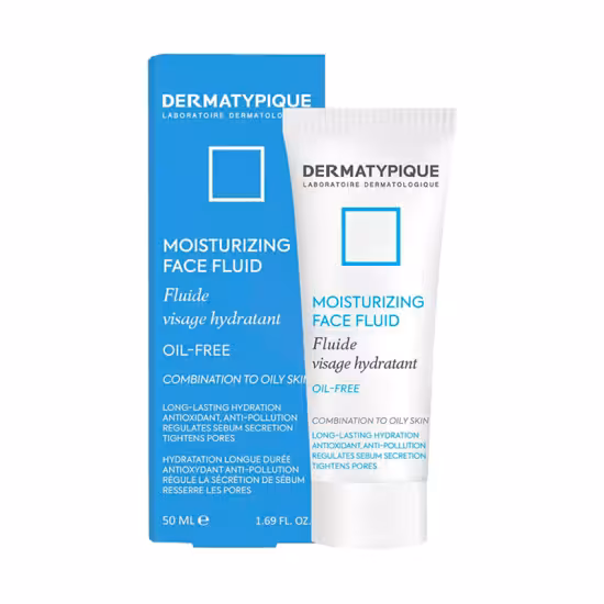 مرطوب کننده و آبرسان پوست چرب درماتیپیک MOISTURIZING FACE FLUID DERMATYPIQUE