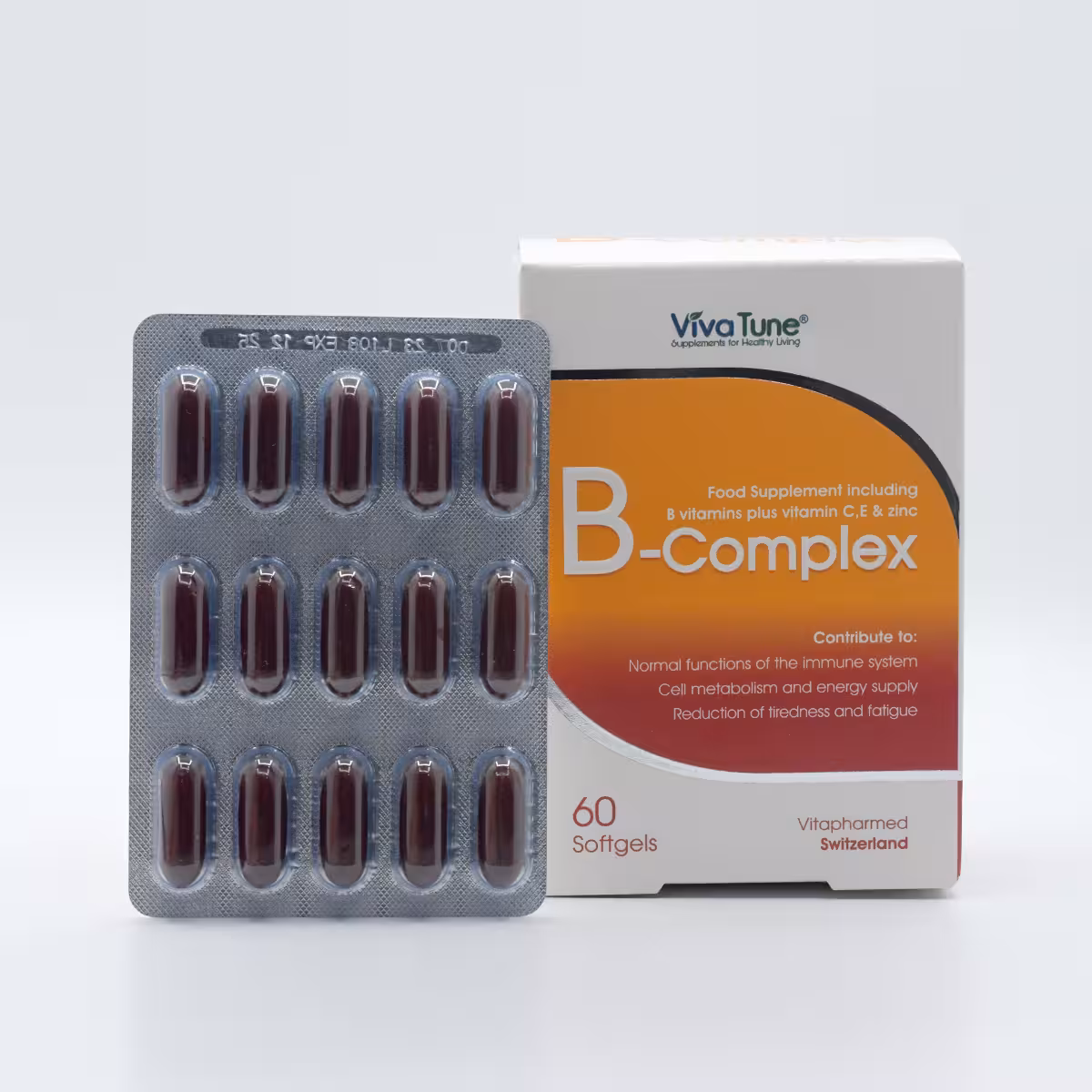 سافت ژل ب کمپلکس ویواتیون 60 عددی