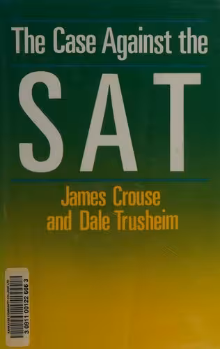خرید و دانلود نسخه کامل کتاب The Case against the SAT
