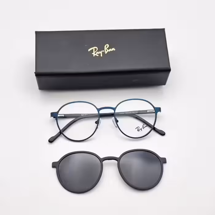 عینک طبی تک کاور ریبن مدل 8030 رنگ سرمه ای