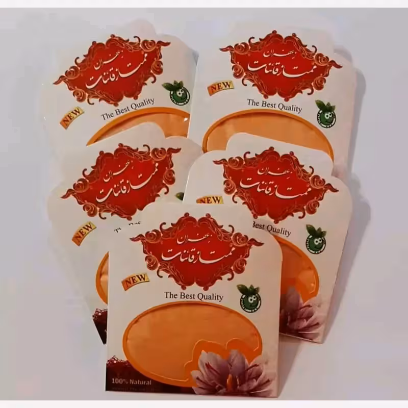 پودر زعفران ممتاز قائنات خالص بدون رنگ و اسانس | amazonchi